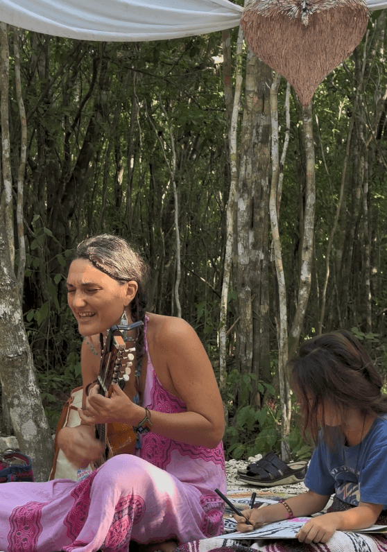 Quiet Integration Setting for Tulum Retreat Guests — AB Tulum Retreats gallery image
