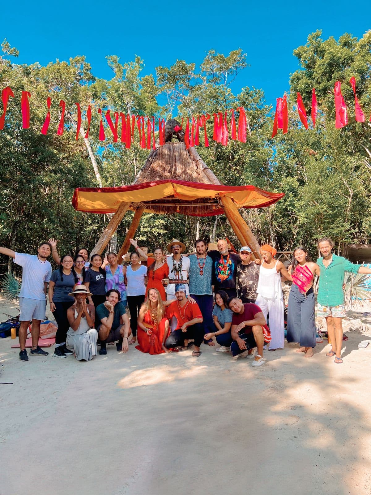 Tulum Retreat Entrance Surrounded by Nature — AB Tulum Retreats gallery image