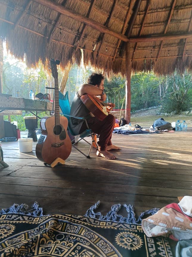Peaceful Palapa Space for Tulum Spiritual Retreats — AB Tulum Retreats gallery image
