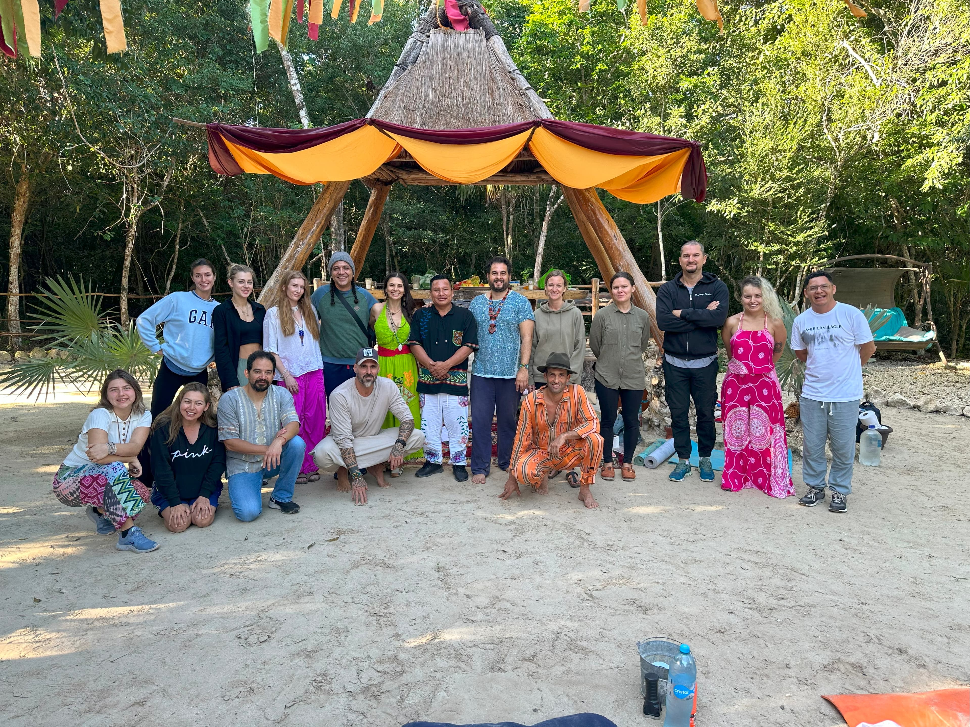Private Tulum Retreat Moment Before Ceremony — AB Tulum Retreats gallery image