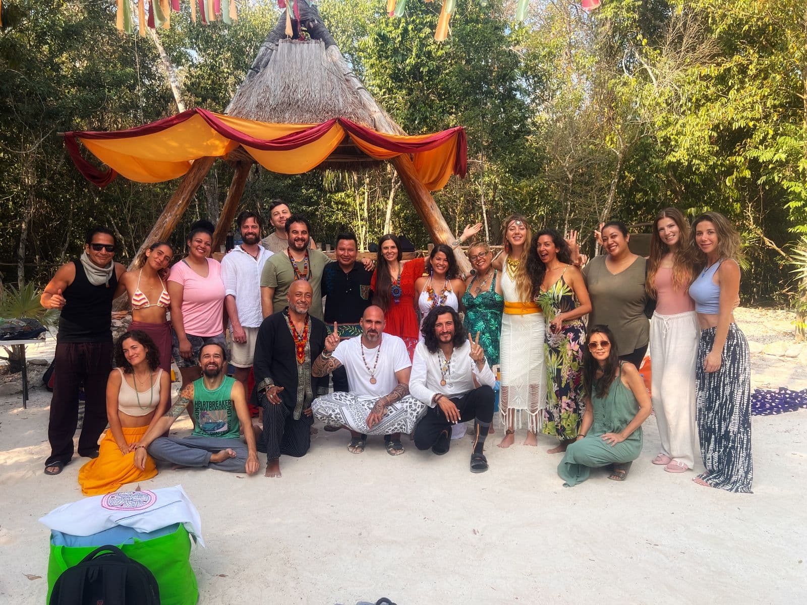 Sacred Circle Atmosphere for Ayahuasca Retreat Tulum — AB Tulum Retreats gallery image
